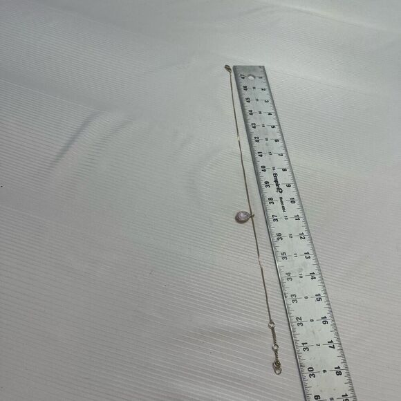 Givenchy pave & stone pear pink pendant necklace - Picture 6 of 6